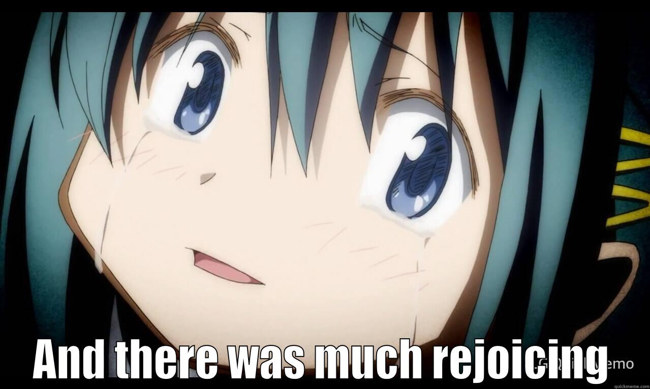  AND THERE WAS MUCH REJOICING Misc