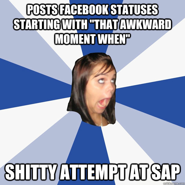 Posts facebook statuses starting with 