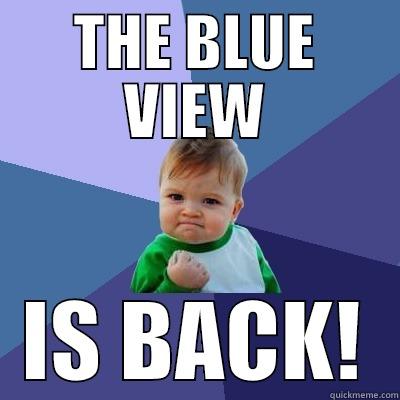 THE BLUE VIEW IS BACK! Success Kid