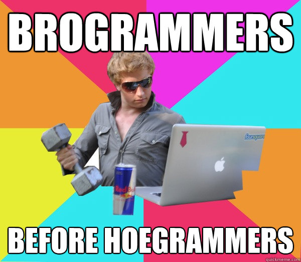 Brogrammers Before HoeGrammers  