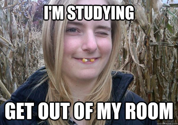i'm studying get out of my room - i'm studying get out of my room  im laura
