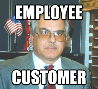 EMPLOYEE CUSTOMER  