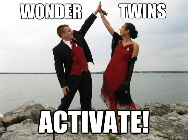 Wonder Activate! Twins  Wonder Twins
