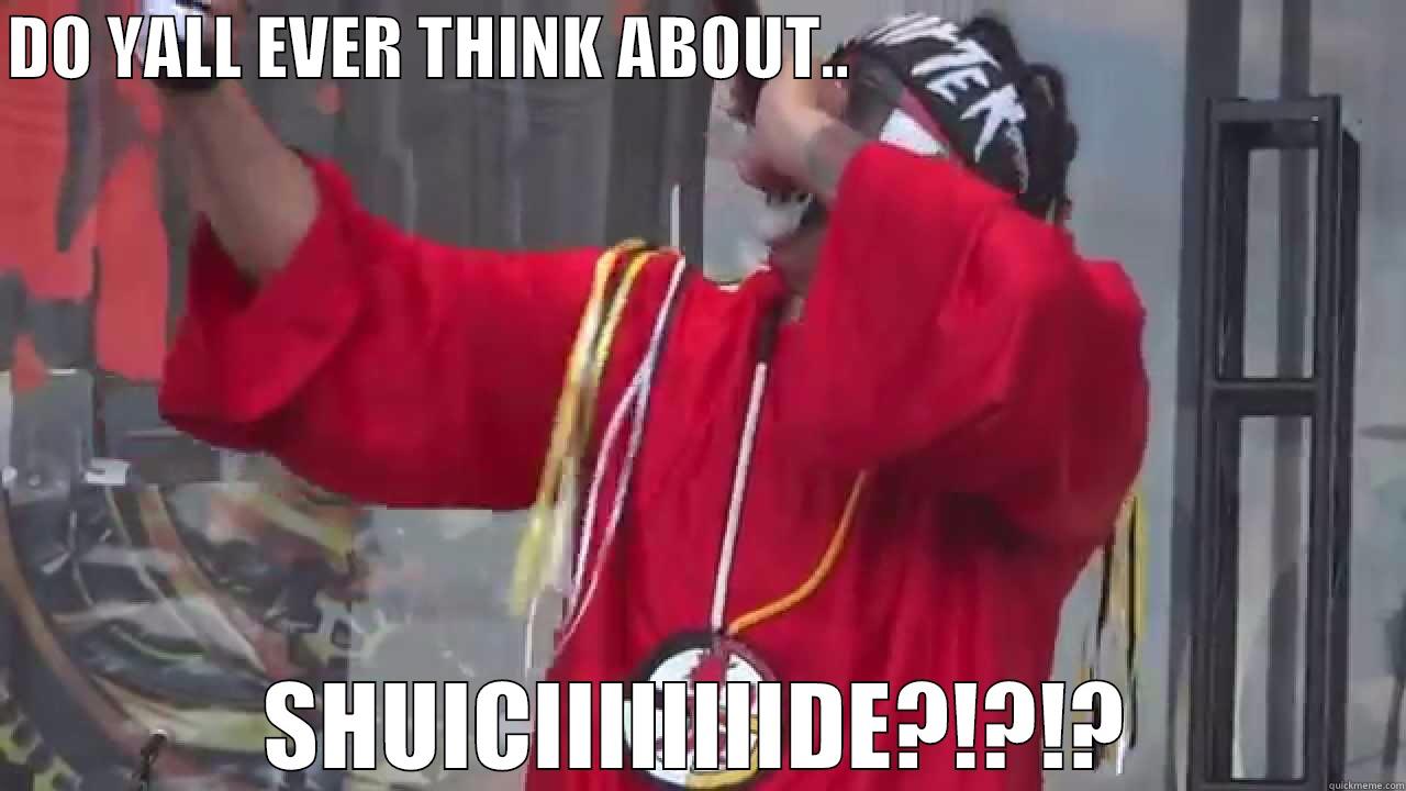 DO YALL EVER THINK ABOUT..                                         SHUICIIIIIIIIDE?!?!? Misc