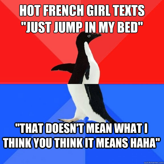 Hot French girl texts 