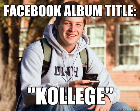 Facebook album title: 