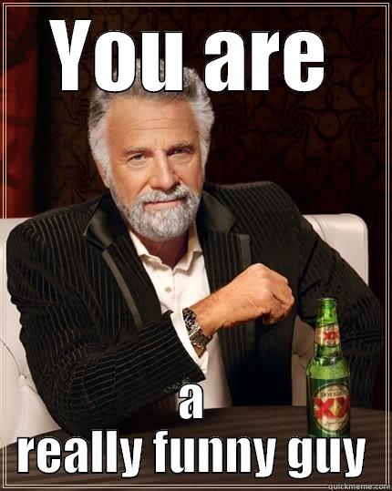 YOU ARE A REALLY FUNNY GUY The Most Interesting Man In The World