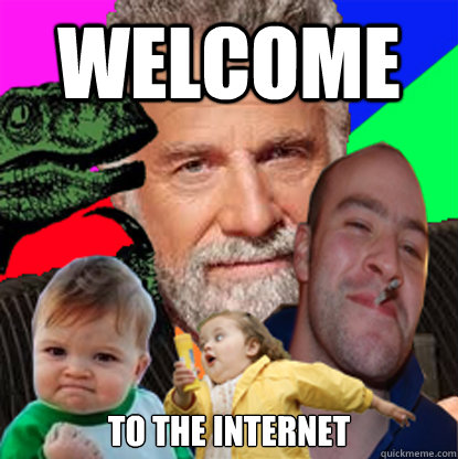 Welcome To the internet  