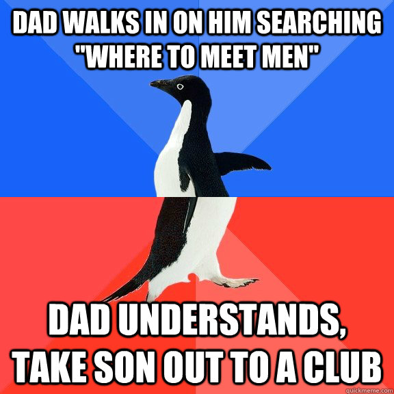 dad walks in on him searching 