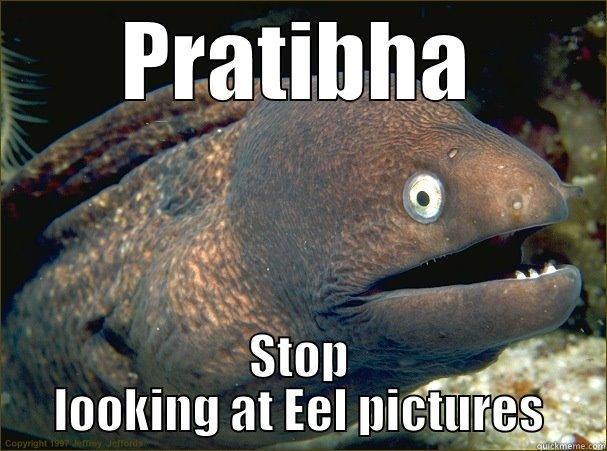 PRATIBHA STOP LOOKING AT EEL PICTURES Bad Joke Eel