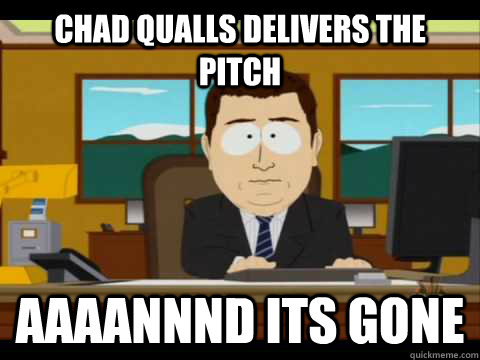 Chad Qualls Delivers the Pitch Aaaannnd its gone  Aaand its gone