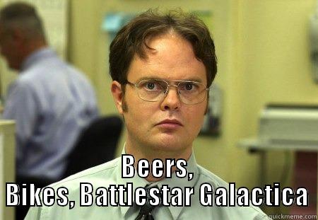  BEERS, BIKES, BATTLESTAR GALACTICA Dwight