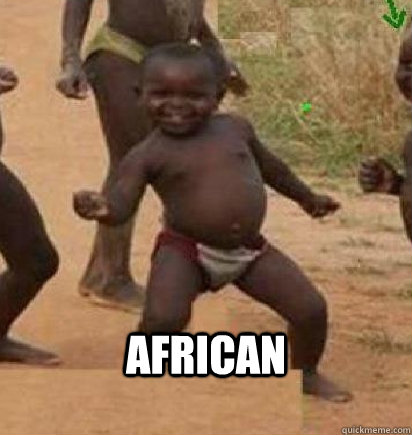  african  dancing african baby