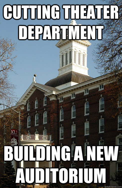Cutting Theater Department Building a new auditorium  Kutztown Big Chicken