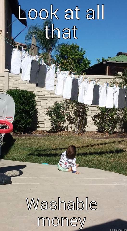 LOOK AT ALL THAT WASHABLE MONEY Misc