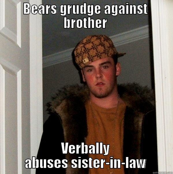 Who exactly are you angry with? - BEARS GRUDGE AGAINST BROTHER VERBALLY ABUSES SISTER-IN-LAW Scumbag Steve