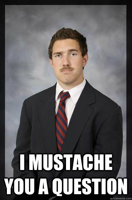  i mustache you a question -  i mustache you a question  Misc