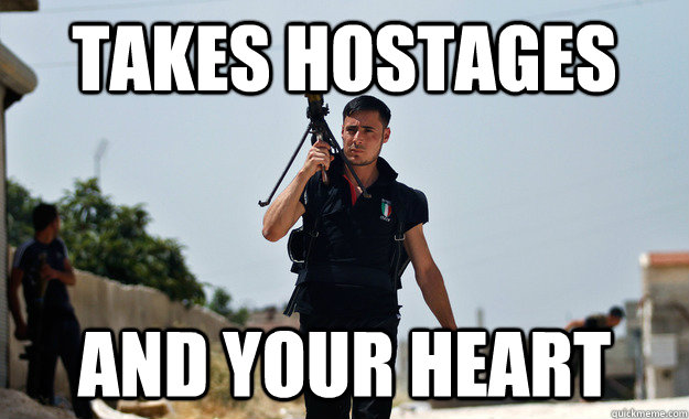 Takes Hostages And Your Heart  Ridiculously Photogenic Syrian Rebel