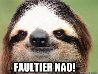 Faultier Nao!  