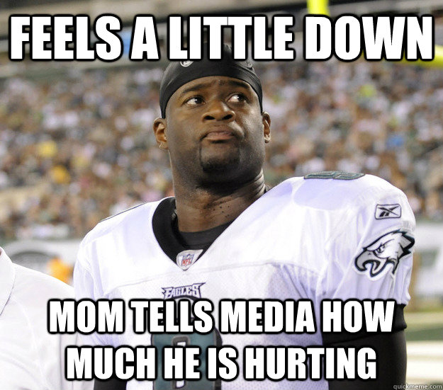 Feels a little down Mom tells media how much he is hurting - Feels a little down Mom tells media how much he is hurting  Vince Young