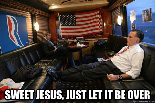  sweet jesus, just let it be over  Sudden Realization Romney