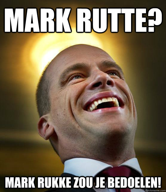 Mark Rutte? Mark Rukke zou je bedoelen! - Mark Rutte? Mark Rukke zou je bedoelen!  Saint Samson