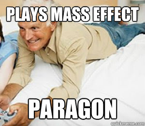 Plays Mass Effect Paragon  