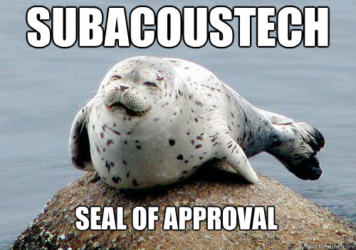 subacoustech seal of approval  Seal of Approval