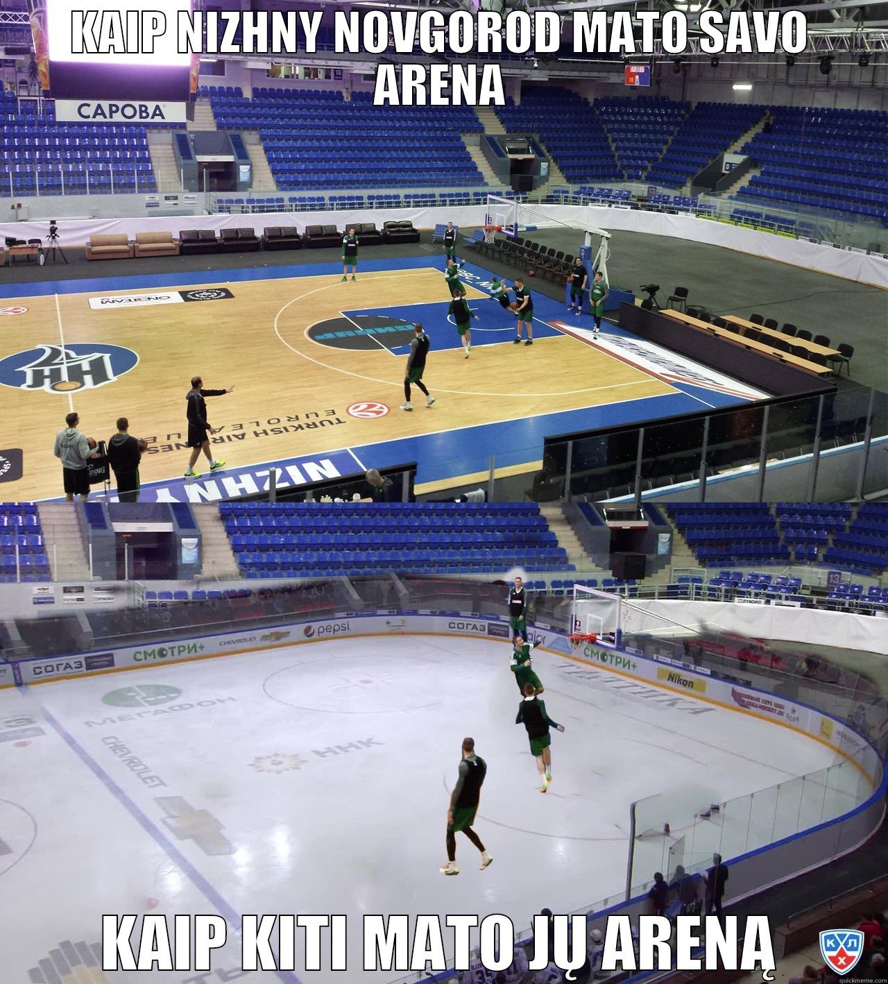 KAIP NIZHNY NOVGOROD MATO SAVO ARENA KAIP KITI MATO JŲ ARENĄ Misc