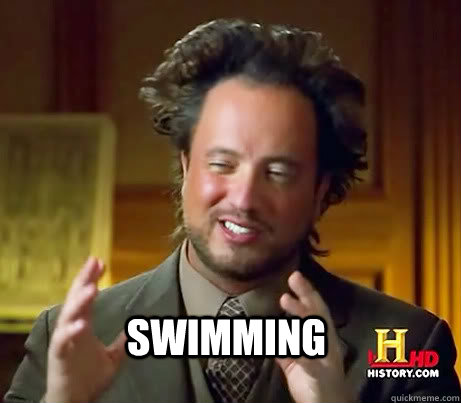  Swimming  ALIENSSSSSS