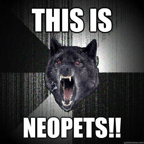 this is  Neopets!!  Insanity Wolf