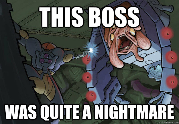 This Boss Was quite a nightmare  Punny Samus