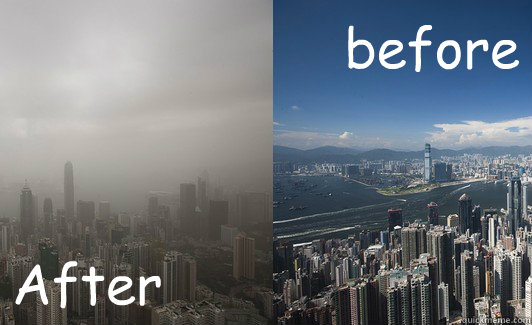 before After - before After  the fresh air of Hong Kong