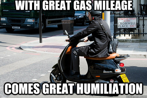 with great gas mileage comes great humiliation - with great gas mileage comes great humiliation  Misc