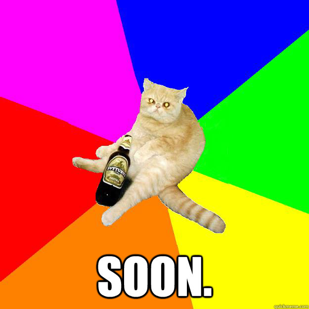  Soon.   Drunk Cat