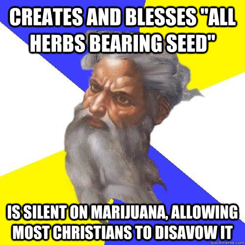 creates and blesses 