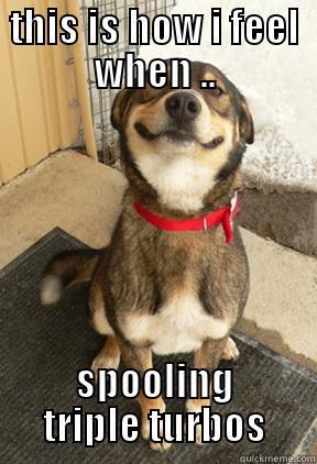 THIS IS HOW I FEEL WHEN .. SPOOLING TRIPLE TURBOS Good Dog Greg