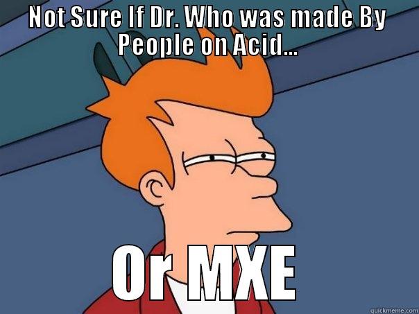 NOT SURE IF DR. WHO WAS MADE BY PEOPLE ON ACID... OR MXE Futurama Fry