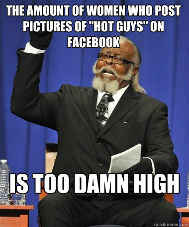 The amount of women who post pictures of 