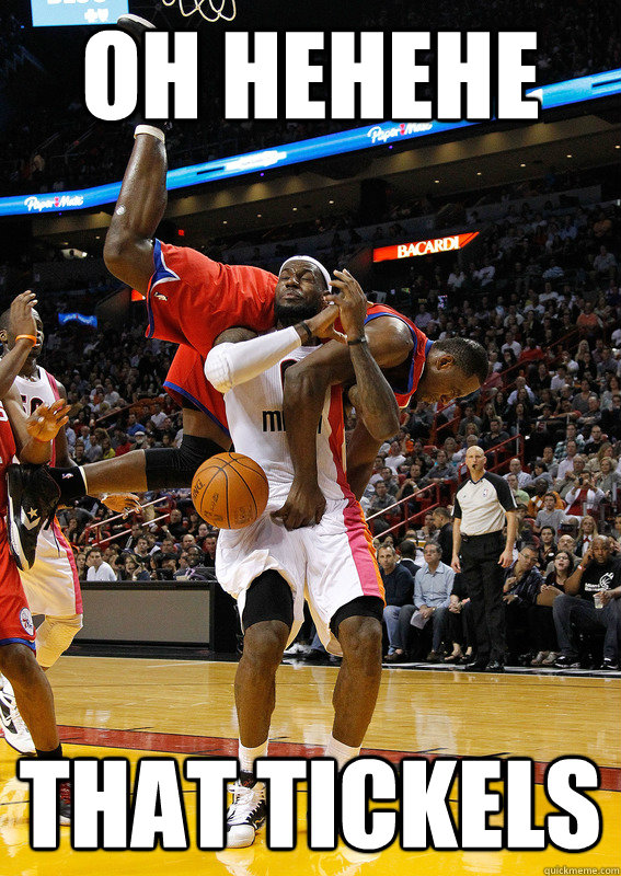 OH HEHEHE That Tickels  Gay Basketball players