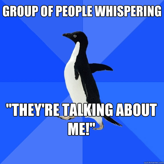 Group of people whispering  