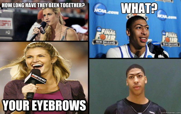 how long have they been together? what? Your eyebrows  