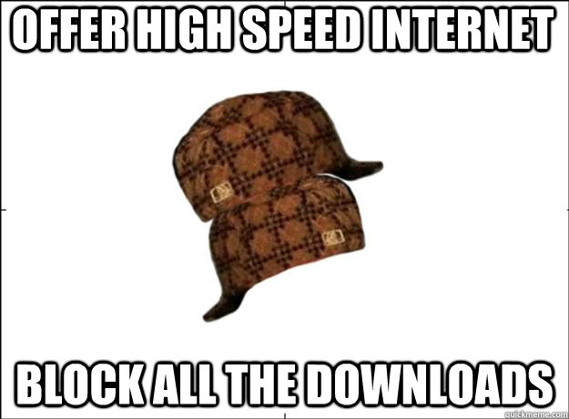 offer high speed internet block all the downloads - offer high speed internet block all the downloads  Scumbag Scumbag Hat