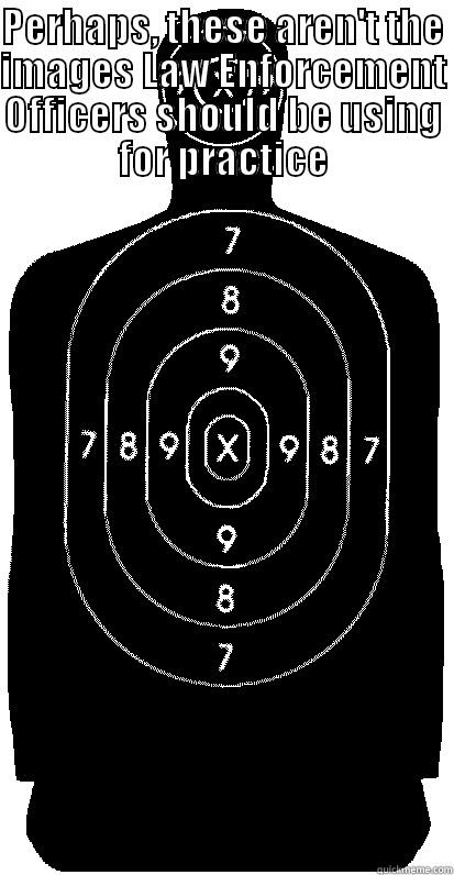 PERHAPS, THESE AREN'T THE IMAGES LAW ENFORCEMENT OFFICERS SHOULD BE USING FOR PRACTICE  Misc