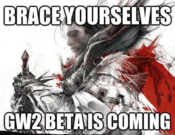 Brace yourselves GW2 beta is coming  Ned Stark GW2
