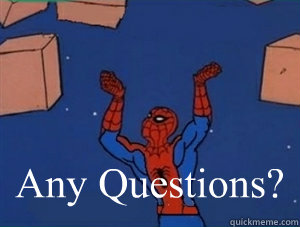 Any Questions?   60s Spiderman