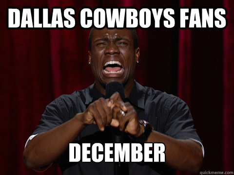 Dallas Cowboys fans December  Kevin Hart
