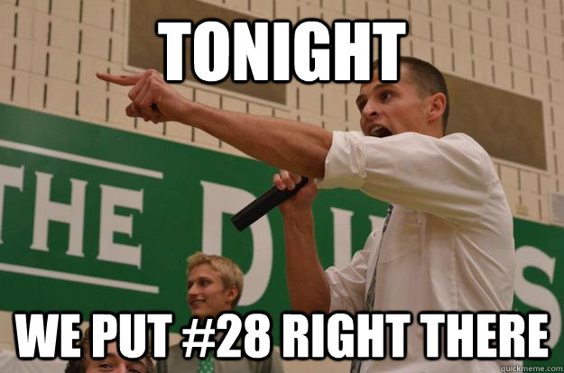 Tonight We put #28 right there - Tonight We put #28 right there  York XC