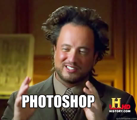 PHOTOSHOP  - PHOTOSHOP   Ancient Aliens Earthquake