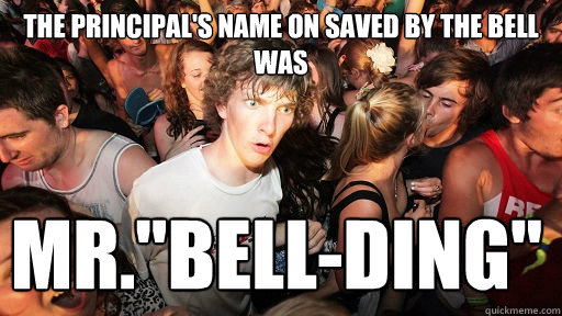 the principal's name on saved by the bell was mr.